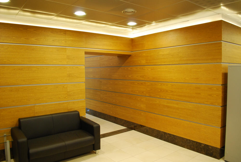 Стеновая панель в теплых коричневых тонах ST21