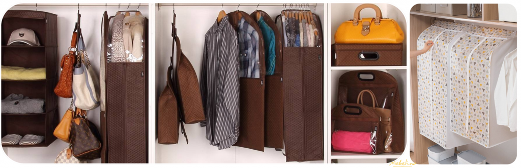 Организация одежды в шкафу: подвесной кофр