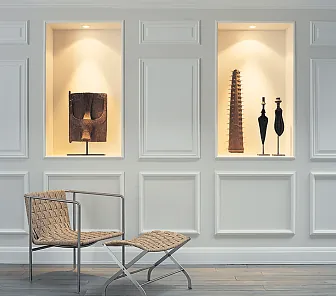 Стеновая панель в сдержанном классическом стиле ST137