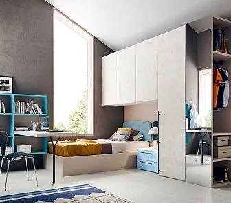 Функциональная мебель  для подростка в мансарду Md194