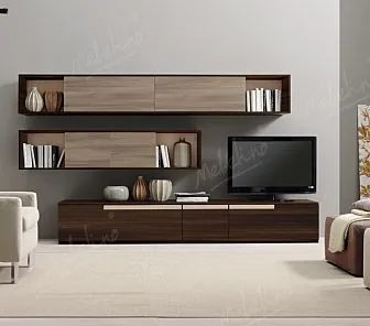 Модульная гостиная в популярном стиле минимализм PC473