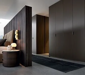 Распашной шкаф встроенный D453