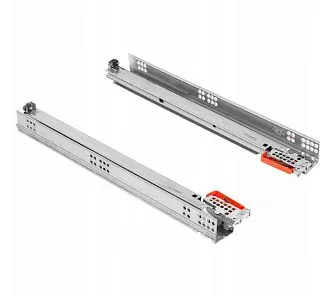 Направляющие TANDEM plus TIP-ON, 600мм полного выдвижения, с замками, для ЛДСП 17-19мм