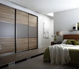 Встраиваемый шкаф-купе в стиле эко D271