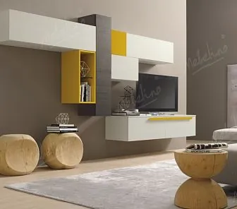 Яркая мебель для современной гостиной в трех цветах PC471