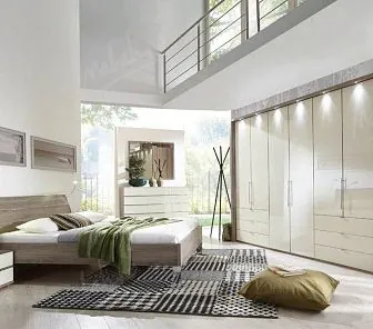 Распашной шкаф цвета шампань RF63