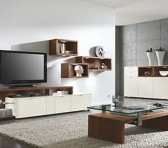 Двуцветный мебельный гарнитур для гостиной G301