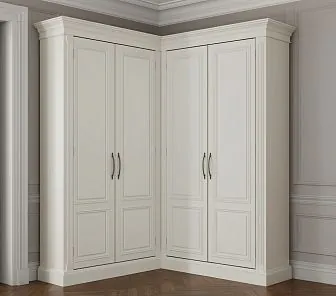 Элегантный угловой шкаф