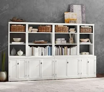 Деревянный шкаф для хранения книг и других вещей PC536