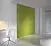 Встраиваемый глянцевый шкаф-купе в зеленом цвете D380