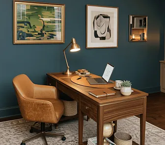 Премиальный стол для домашнего кабинета