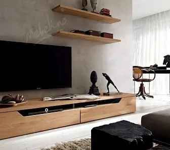 Модная деревянная гостиная под натуральное дерево PC499