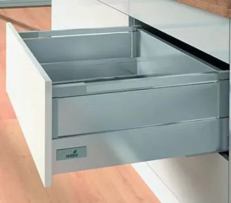 Ящик InnoTech Atira с надставкой TopSide из металла, H176мм, полного выдвижения с механизмом Push to open Silent System, 520мм