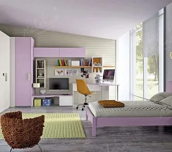 Изысканная для подростка в нежном лиловом цвете, PC491