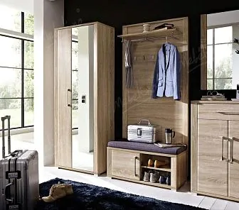 Мебель в прихожую из массива в классическом стиле Е149