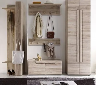 Удобная прихожая с шкафом в полный рост Е125