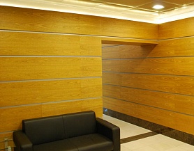Стеновая панель в теплых коричневых тонах ST21
