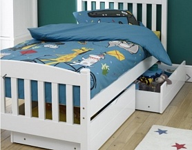Красивая деревянная кровать для одного ребенка Md25076