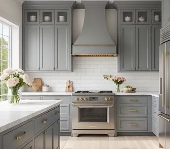 Современная кухня в стиле transitional