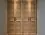 Четырёхдверный шкаф из массива натурального дуба с жалюзийными дверцами