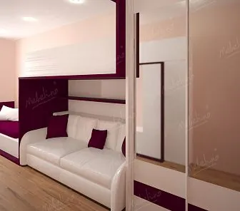 Красочный мебельный комплект для комнаты 2-3 детей Md115