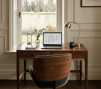 Компактный кабинетный стол