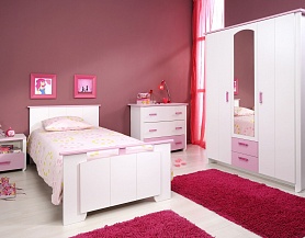 Мебельный комплект для спальни юной леди Md288