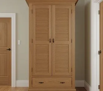 Шкаф "Бретань" с решётчатыми дверцами