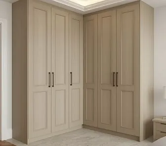 Угловой шкаф Песочный модерн