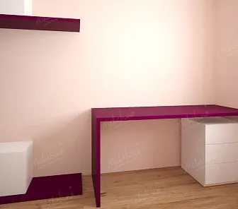 Красочный мебельный комплект для комнаты 2-3 детей Md115