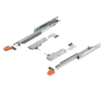 Направляющие MOVENTO c TIP-ON BLUMOTION, 300мм, с замками