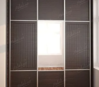 Мебель для детской из массива дерева в темном цвете Md117