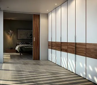 4-х секционный шкаф на всю стену  RF34