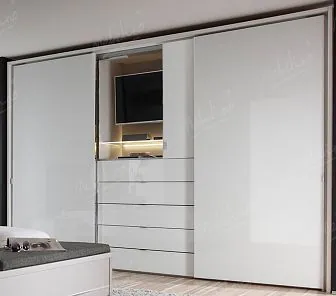 Встроенный функциональный шкаф-купе D343