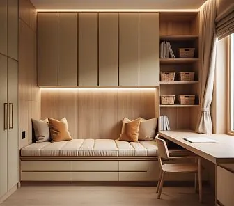 Функциональный и стильный комплект детской мебели в скандинавском стиле