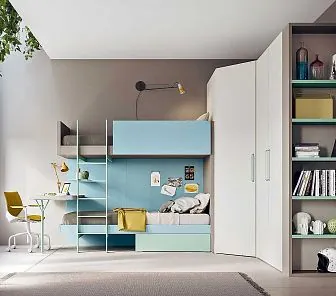 Светлый комплект мебели для мальчиков Md202