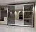 Просторный шкаф купе с тонированными зеркалами  Е192