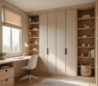 Уютный и светлый гарнитур для детской или подростковой комнаты