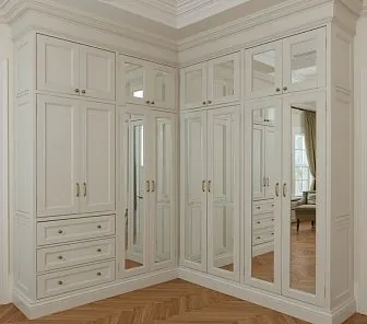 Угловой шкаф Престиж с зеркалами