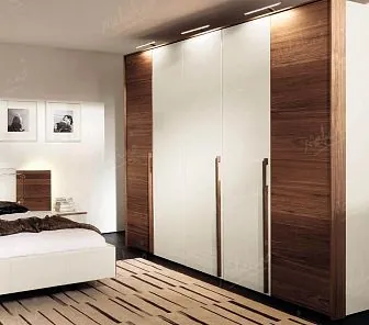 Распашной шкаф до потолка с подсветкой RF138