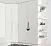 Угловой белый шкаф с боковыми полками, арт CS139