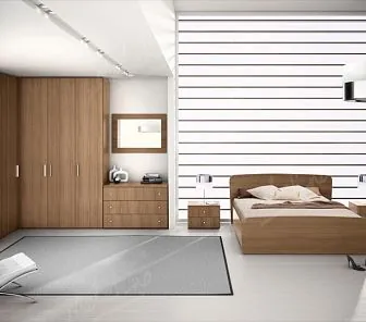 Угловой шкаф с распашными дверями под потолок PC438