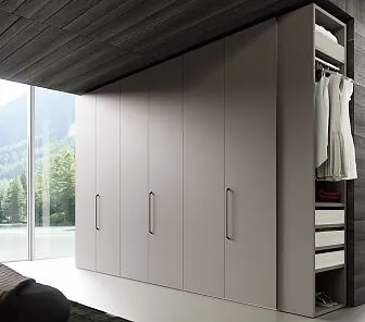 Распашной шкаф с открытой боковой стенкой RF507