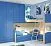 Синяя мебель со вставками для комнаты 2-х мальчиков Md165