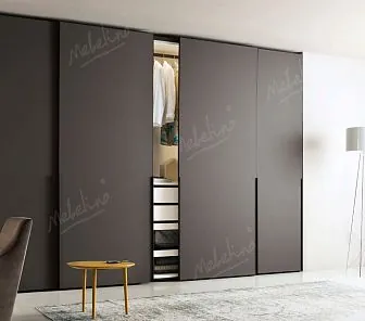 Встроенный шкаф-купе до потолка D307