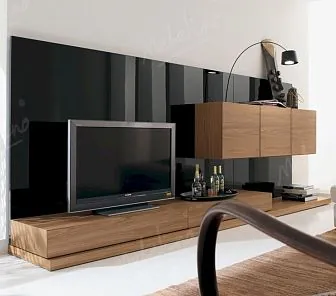 Современная гостиная из натурального дерева PC627