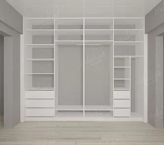 Встраиваемый вместительный шкаф-купе D247