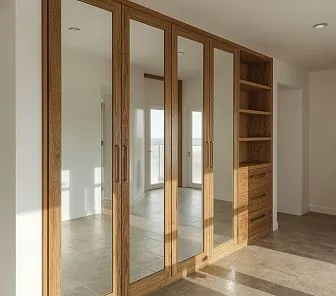 Шкаф-купе "Атлант" с зеркальными фасадами