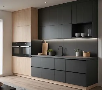 Минималистичная кухня в скандинавском стиле