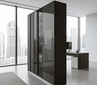 Современный дизайнерский шкаф для офиса